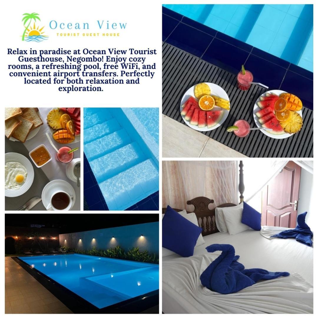 Ocean View Tourist Guest House At Negombo Beach Near The Airport Exterior foto